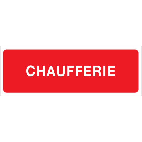 Autocollant Chaufferie