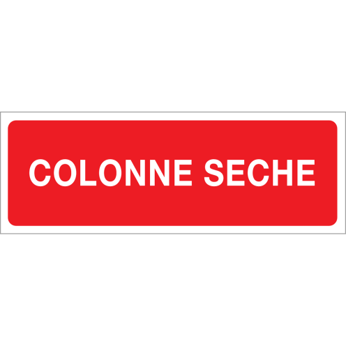 Autocollant Colonne seche