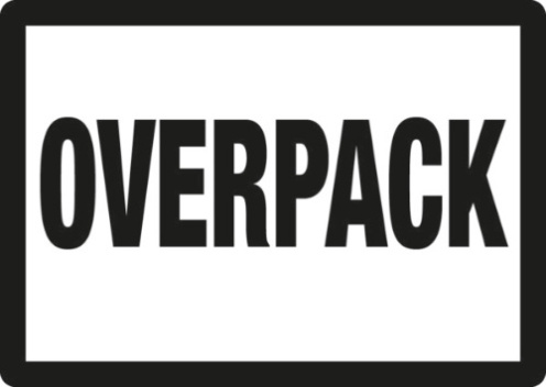 Beehandelingsetiket Overpack