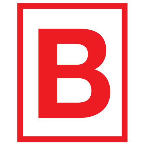 Bord met pictogram B voor een bovengrondse hydrant