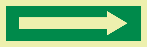 Pijl smal (fotoluminescerend)