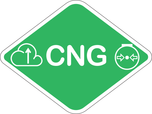Brandstof Label CNG ISO 17840-4