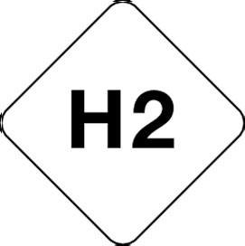 Brandstofsticker H2