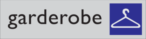 Zelfklevend deurbordje Garderobe