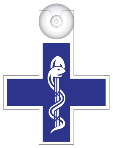 Dierenarts op bezoek (bordje)