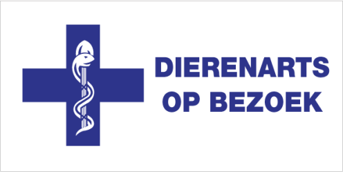 Dierenarts op bezoek (bordje)
