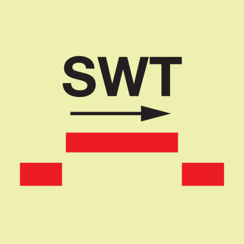 IMO Sign "A" class self closing semi-watertight sliding fire door