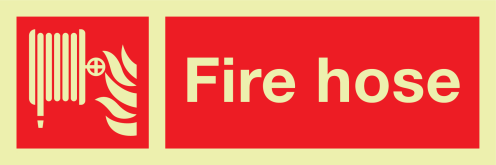 IMO Sign Fire hose 
