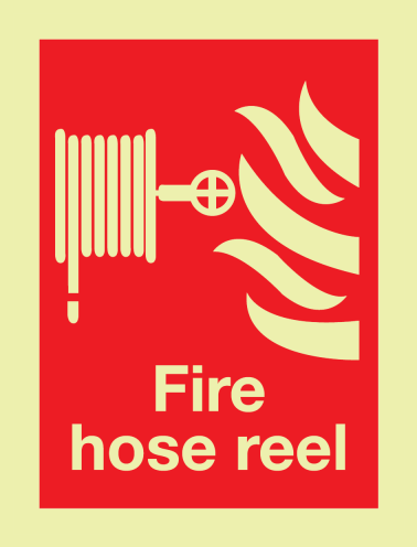 IMO Sign and text Fire hose reel