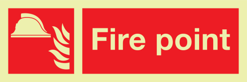 IMO Sign and text Fire Point 