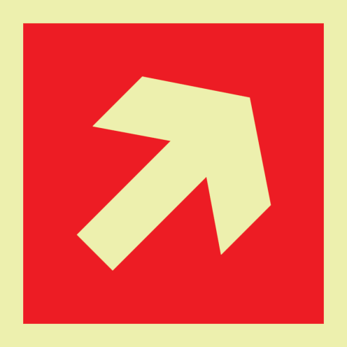 IMO Sign Arrow Diagonal