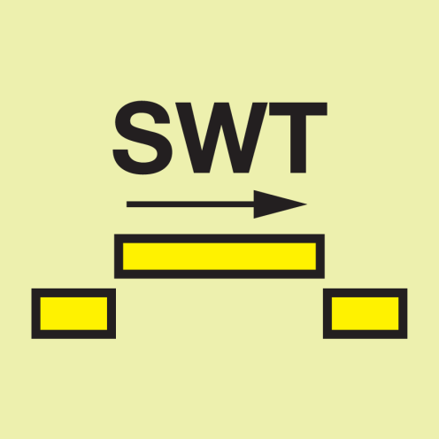 IMO Sign "B" class self closing semi-watertight sliding fire door