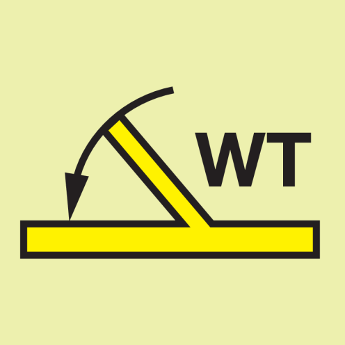 IMO Sign "B" class self closing watertight fire door