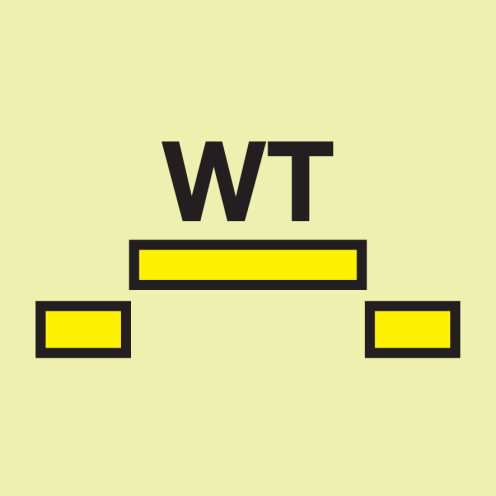 IMO Sign "B" class watertight sliding fire door