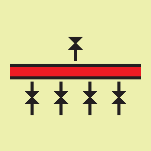 IMO Sign Drenching installation