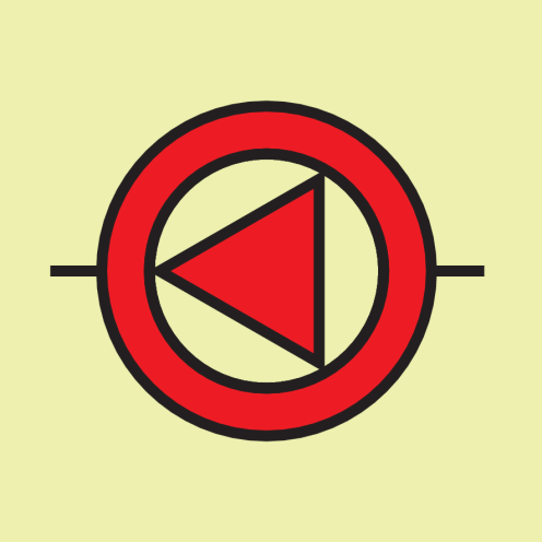 IMO Sign Emergency Fire Pump