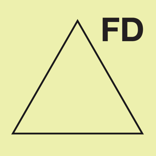 IMO Sign Fire doors remote control