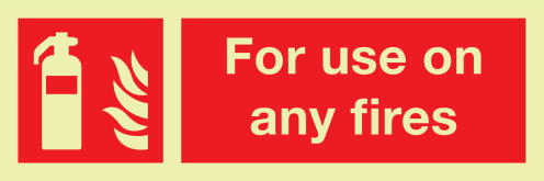 IMO Sign for use on any fires