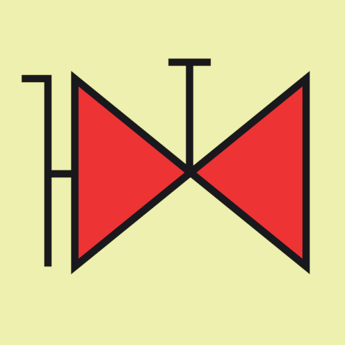 IMO Sign Fire main with Valves