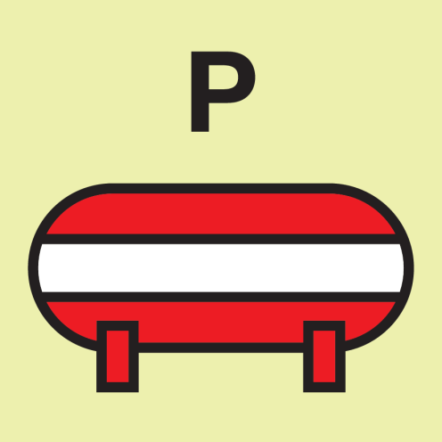 IMO Sign Fixed Powder Extinguishing Installation