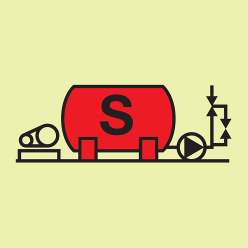 IMO Sign Sprinkler Installation