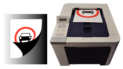 Papieren magnetisch vel A4