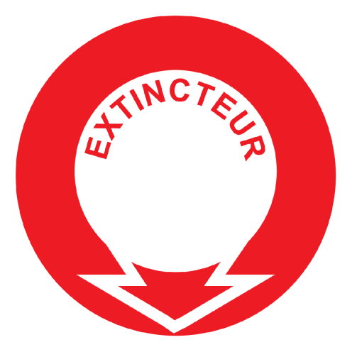 Panneau extincteur