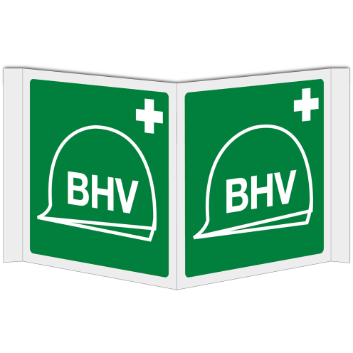 Panorama bord met pictogram BHV (NEN 3011)