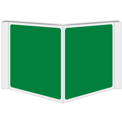 Panorama bord blanco groen