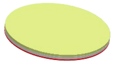 PVC cirkel fotoluminescerend