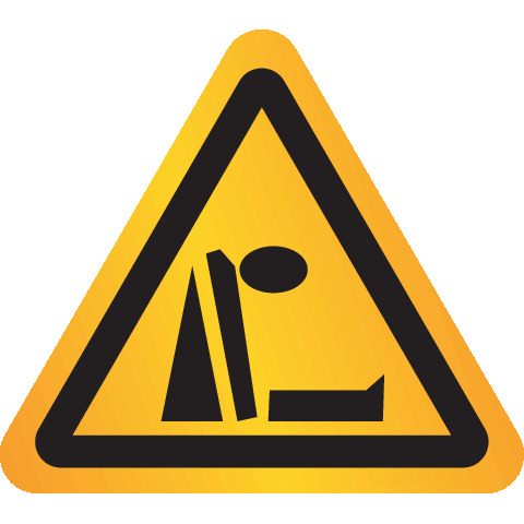 Reflecterende sticker met pictogram "Waarschuwing Verstikkingsgevaar"