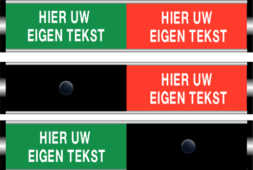 Schuifbord met eigen tekst