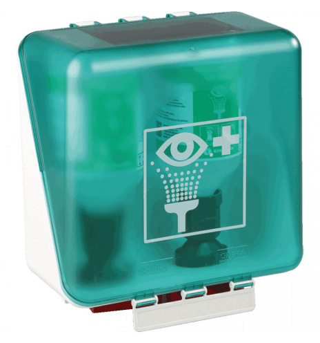 Secubox Midi groen voor oogspoelflessen