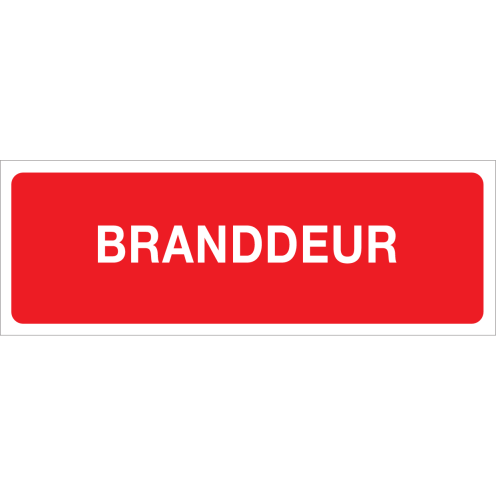 Branddeur (Sticker)