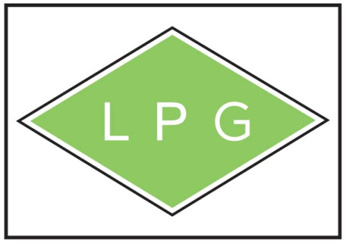 Brandstofsticker LPG