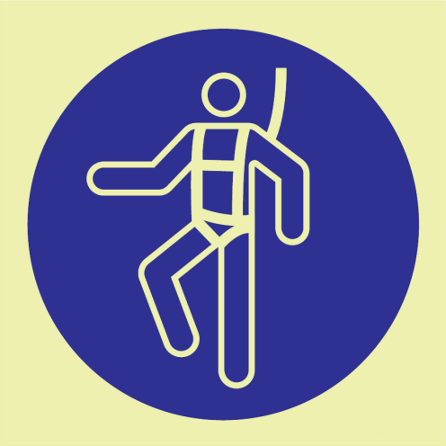 IMO sticker Wear Harness fotoluminescerend