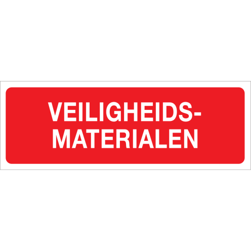 Veiligheidsmaterialen (Sticker