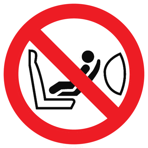 Sticker Kinderzitje verboden