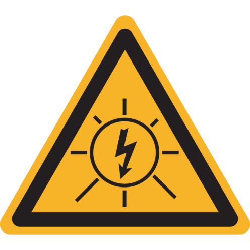 Sticker met pictogram "Elektrische Zonnepanelen"