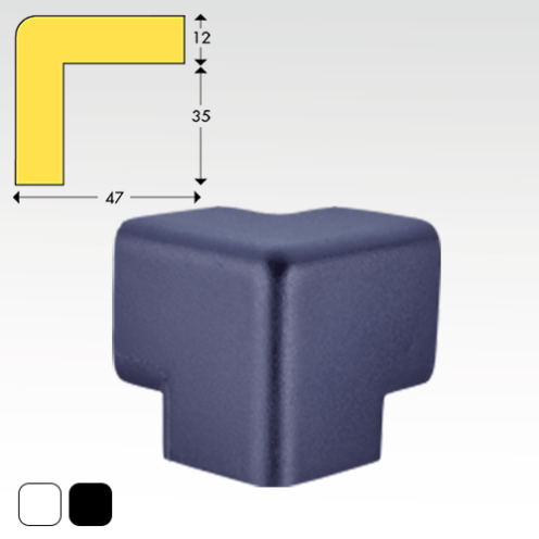 Stootband Hoekstuk H 3D 