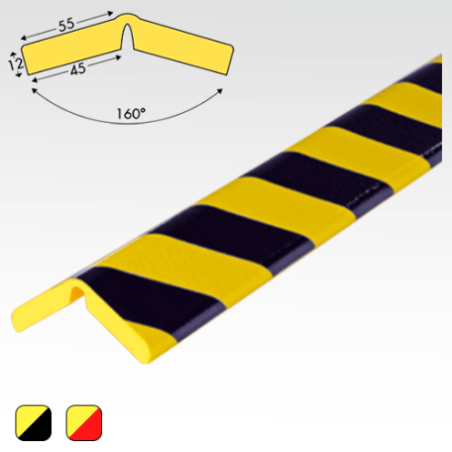 Stootrand hoekbescherming Type H+ Flex