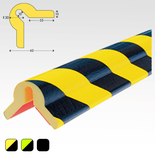 Stootrand hoekbescherming Type W