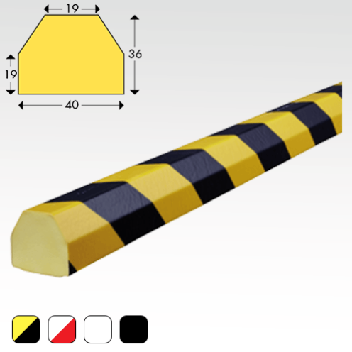 Stootrand oppervlaktebescherming Type CC