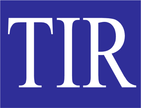 TIR bord verzegeld transport blauw