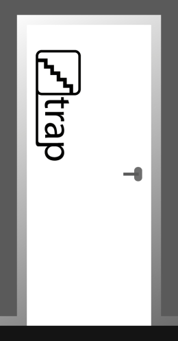 Deursticker Trap