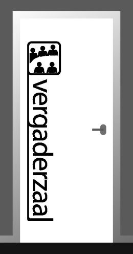 Deursticker Vergaderruimte