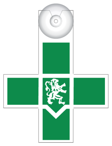 Verpleegkundige op bezoek (bordje)