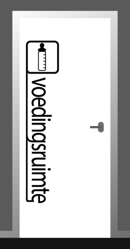 Deursticker Voedingsruimte
