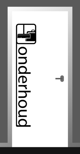 Deursticker Werkkast