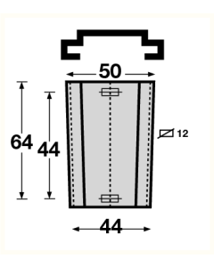 Steun in gegalvaniseerd staal
